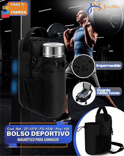 Bolso Para Termo con Iman Gimnasio
